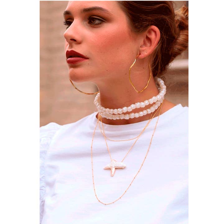 Triple Cross Necklace for wholesale by Trepillé