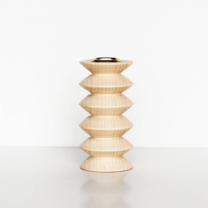 5mm Paper - Vente Bougeoirs - Bougeoir Totem en bois - Moyen Nº 21