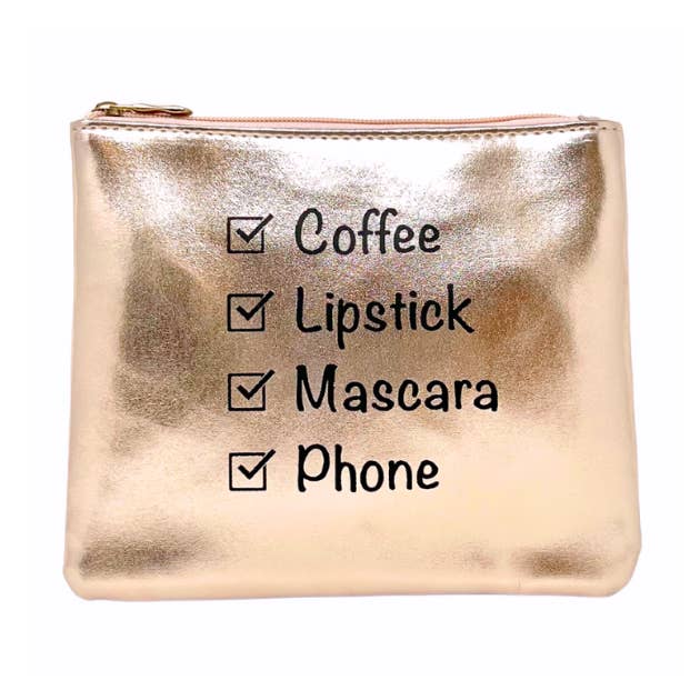 Coffee First Cosmetic Bag for wholesale by YOUZEY