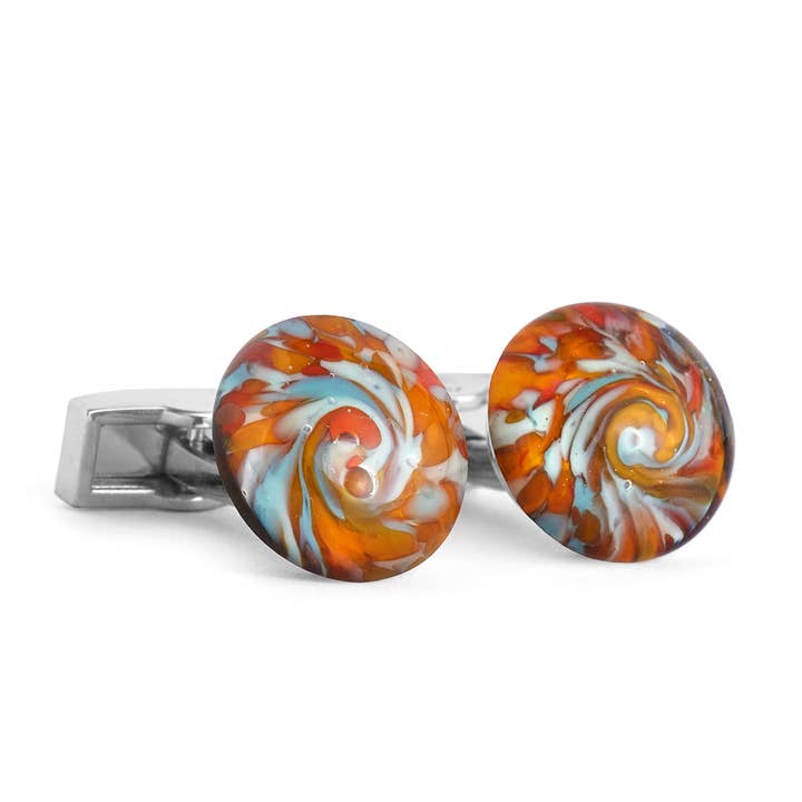 Boutons de manchette « Coronado » pour la vente par 1771 Philadelphia Glass Works