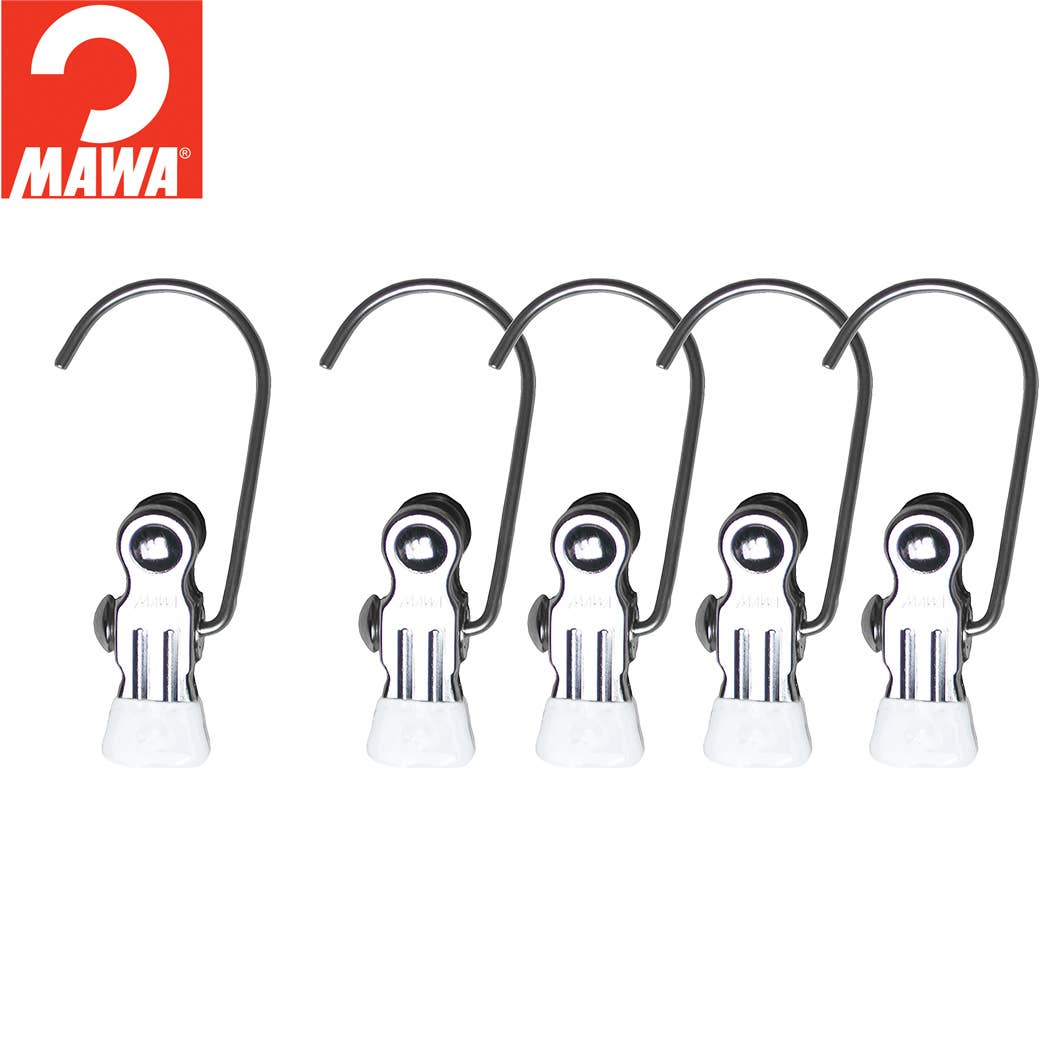 Reston Lloyd - Wholesale Clothes Hangers - MAWA 5PC Multiple Purpose Clips (4 Colors)0