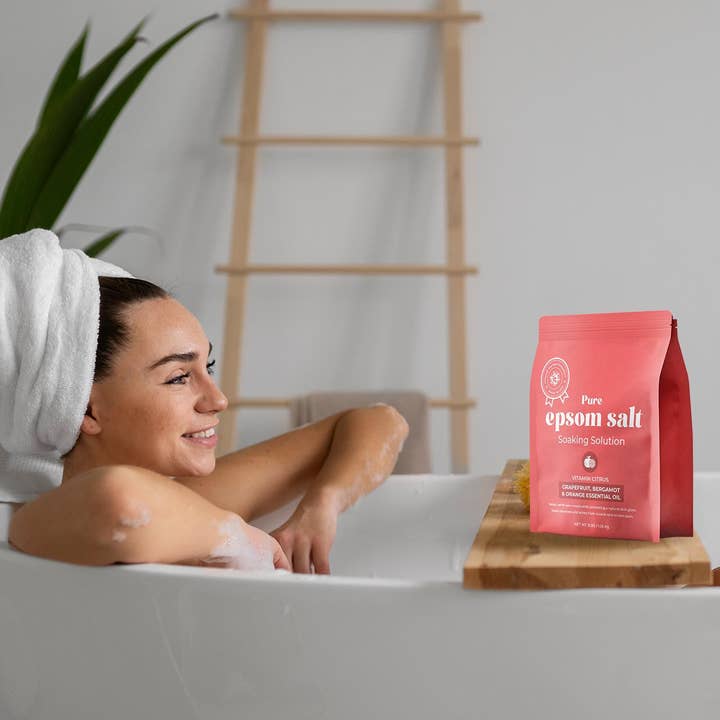 The Midwest Sea Salt Company - Wholesale Bath salts - Pure Epsom Salt Soaking Solution - Vitamin Citrus - 3lbs1