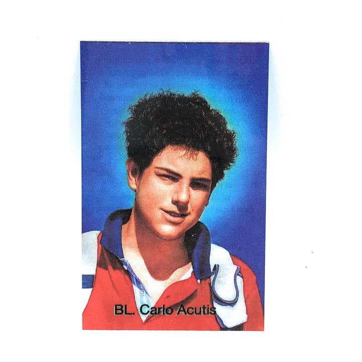 Costa Articoli Religiosi - Wholesale Religious Card - Images of Blessed Carlo Acutis PVC 5x8 with prayer