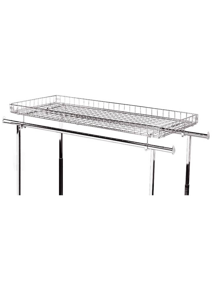 Wire Basket Topper For Double Rail Rack With Z-Brace for wholesale by Store Supply Warehouse