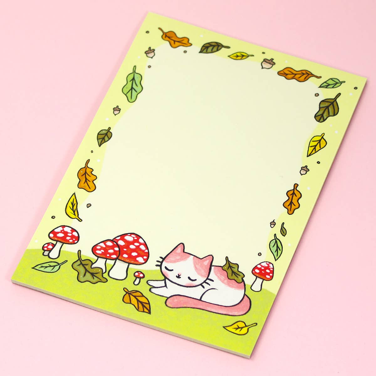 PONY PEOPLE - Wholesale Notepad - Mushroom Cat Notepad 1