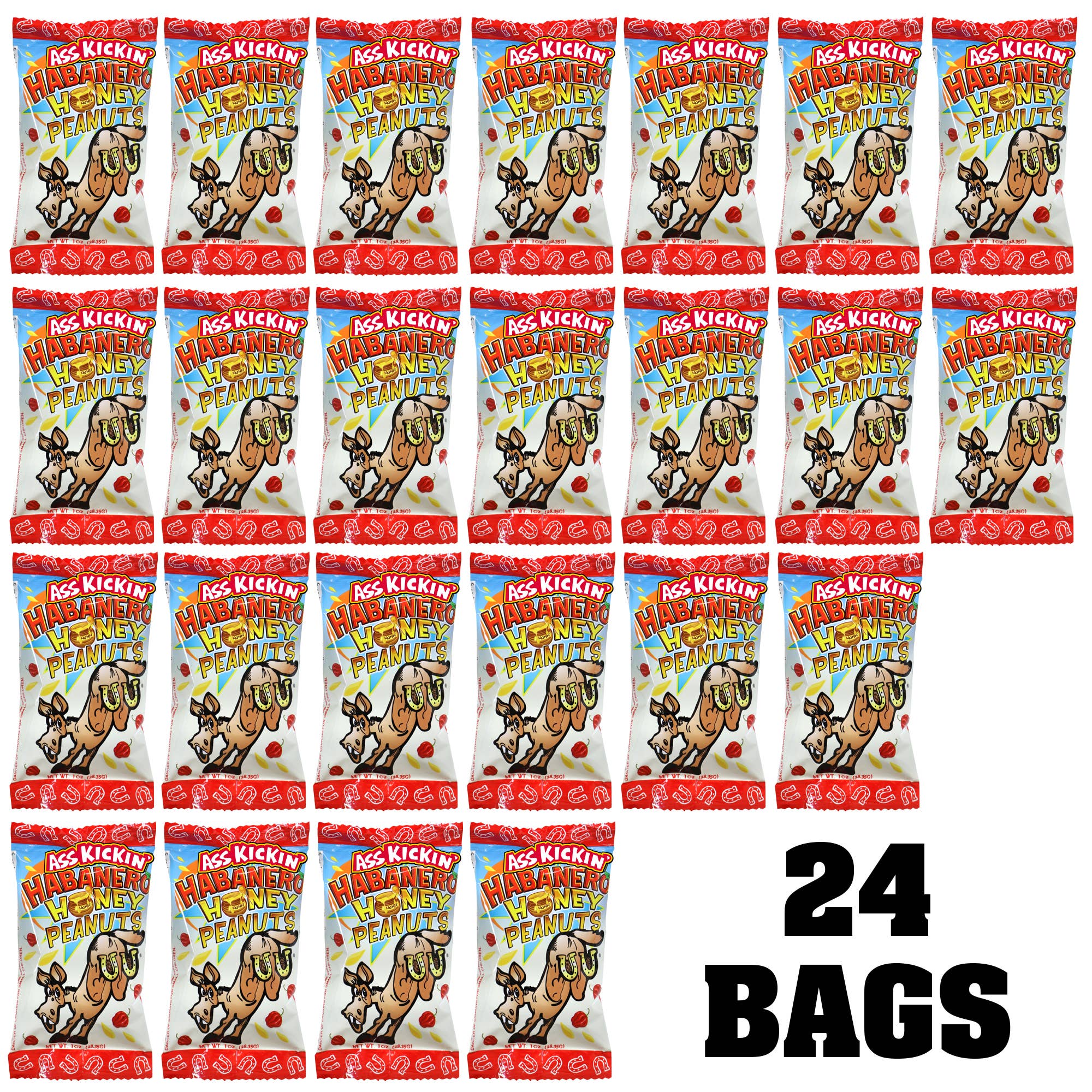 Southwest Specialty Food - Wholesale Nuts - Ass Kickin’ Habanero Honey Peanuts 1 oz. Bag3