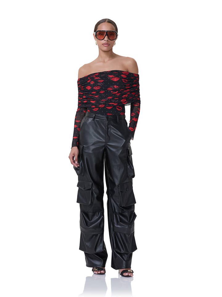 Maxine Bodysuit - Rouge Kiss for wholesale on Faire