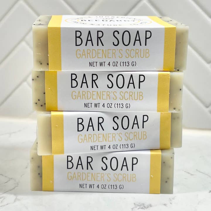Barseife, Gardener's Scrub, ganz natürlich, 4 Unzen für den Großhandel von Beedandy