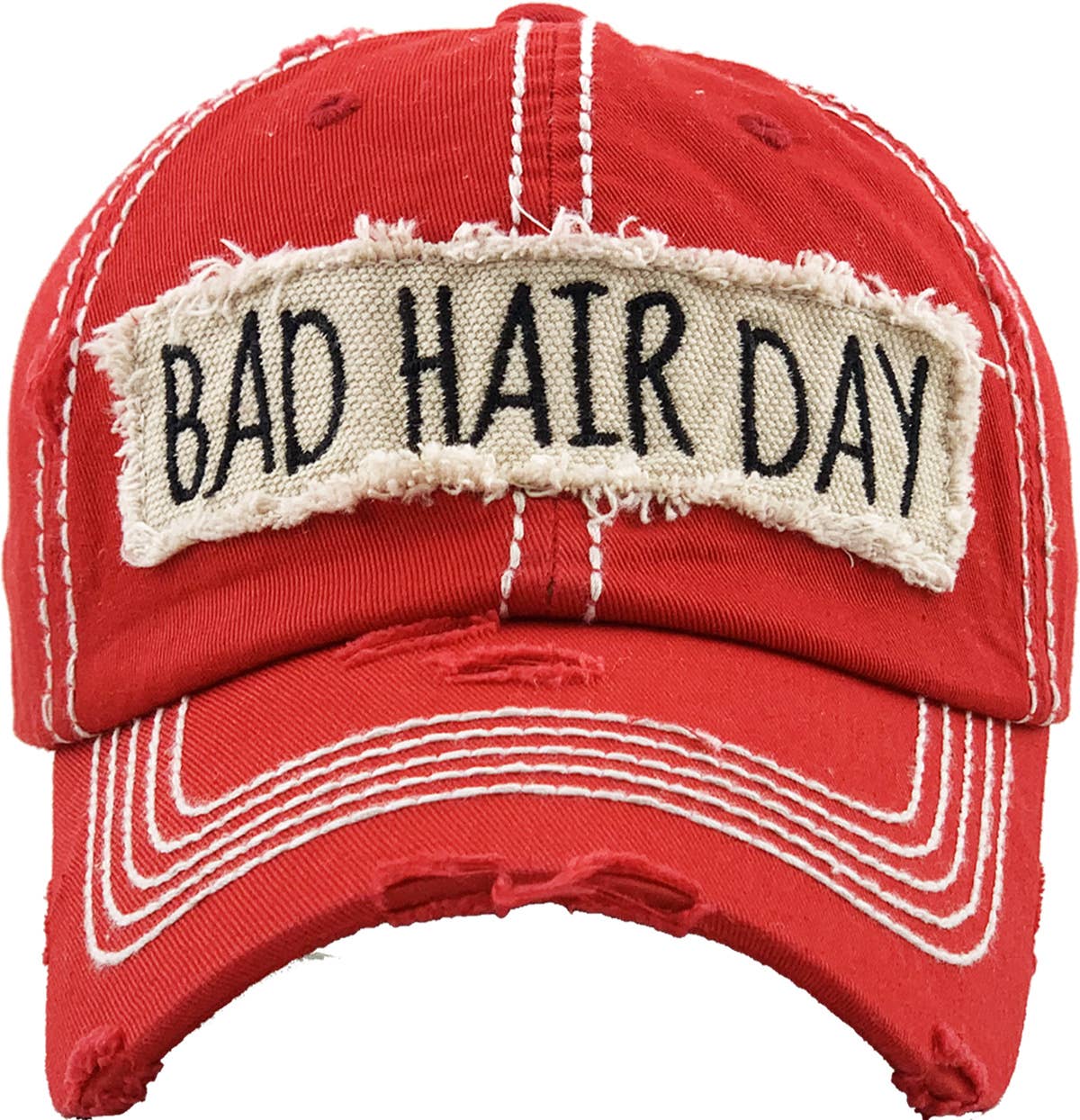 KBETHOS - Vendita all'ingrosso Cappellino da baseball - Donna - Berretto a sfera vintage lavato Bad Hair Day36