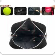 Runway Athletics - Wholesale Sports Bag - Unisex - Tennis Bag - Metallic Blue Puffer 1