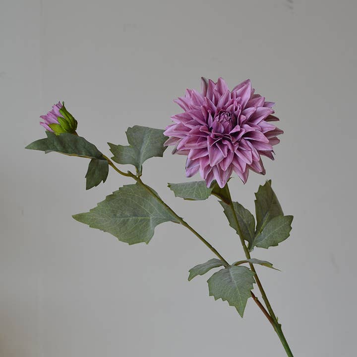 Sweet Home Deco - Wholesale Artificial flowers - 26''T Faux Silk Dahlia Flower Stem, Dahlia in Vintage Colors2