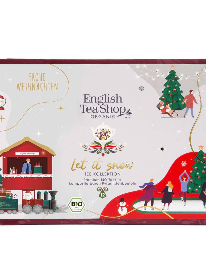 ETS - Regalo di tè "Let it snow", BIO, 12 bustine a piramide per la vendita all'ingrosso da parte di Royal Nature GmbH & Co. KG