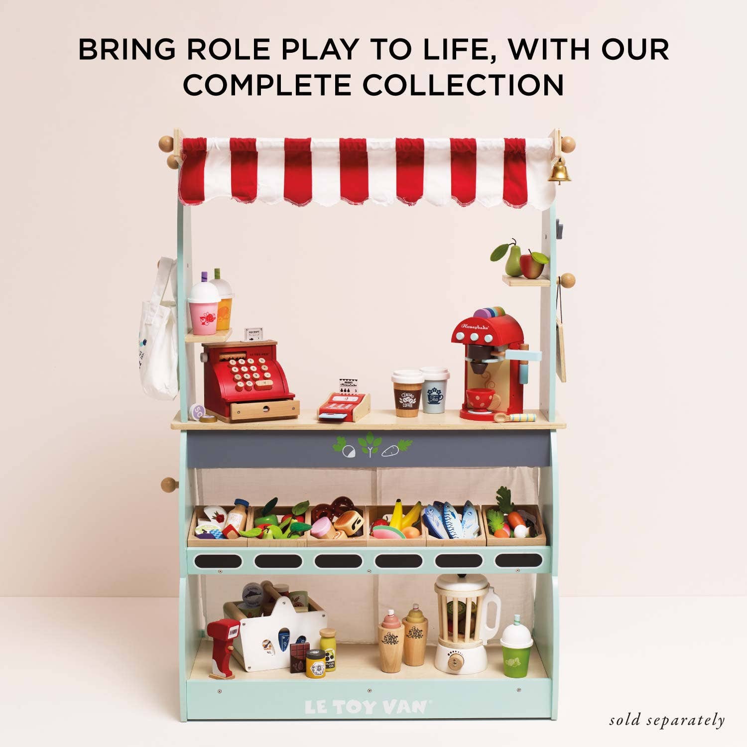 Le Toy Van, Inc. - Wholesale Toy Set - Kids - Orchard Fruits Wooden Market Crate5