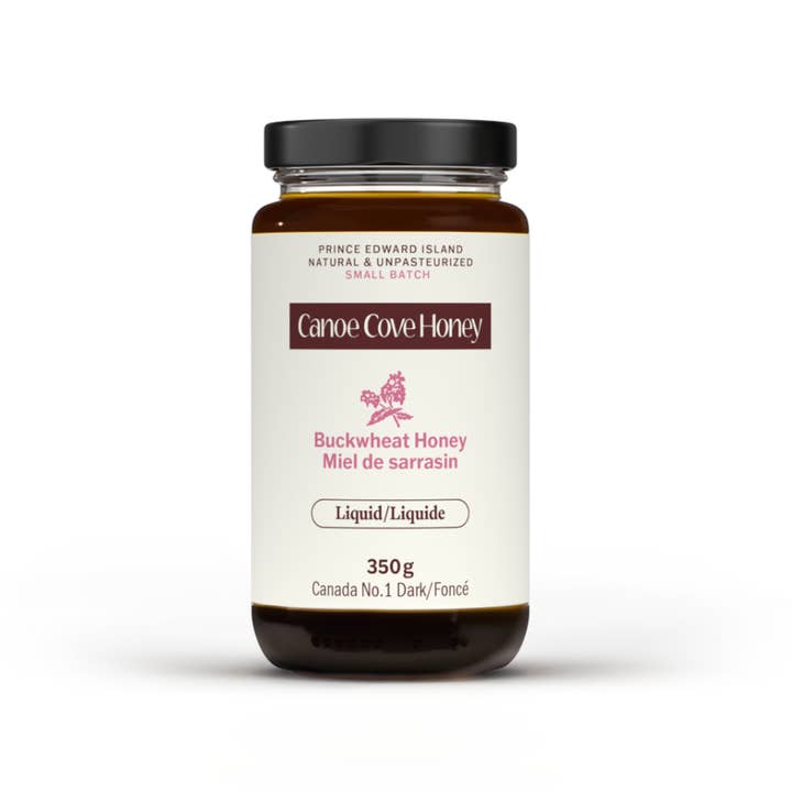 Buckwheat Honey | 350g for wholesale by Canoe Cove Honey