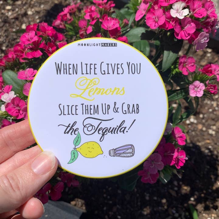 When Life Gives You Lemons - Coasters - CLOSEOUT SALE for wholesale by Moonlight Makers