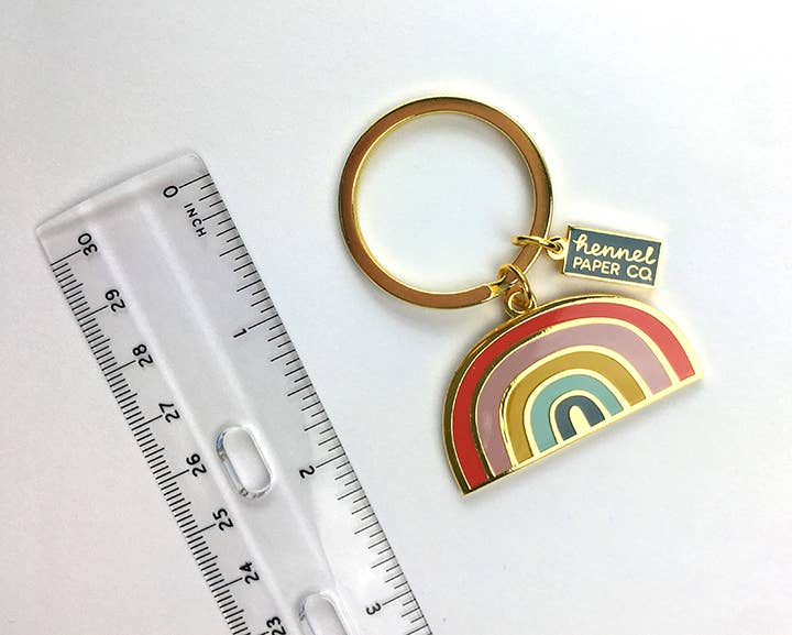 Hennel Paper Co. - Wholesale Keychain - Women's - Keychain - Rainbow1