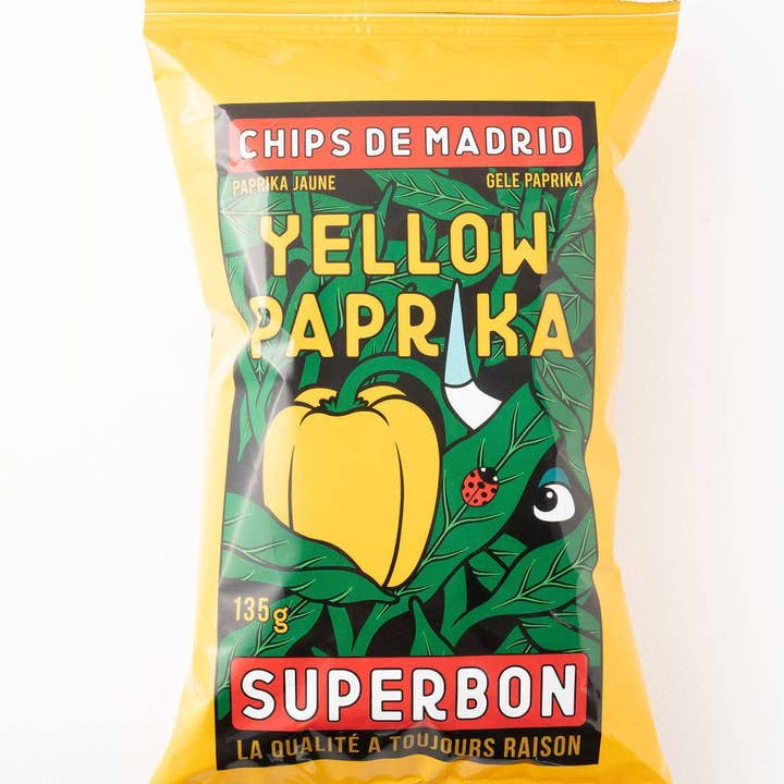 Superbon Chips de Madrid (US) - Wholesale Chips - Yellow Paprika Chips 135g MP14