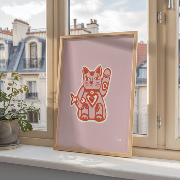 beeb - Wholesale Poster - Affiche 'Lucky Cat'3