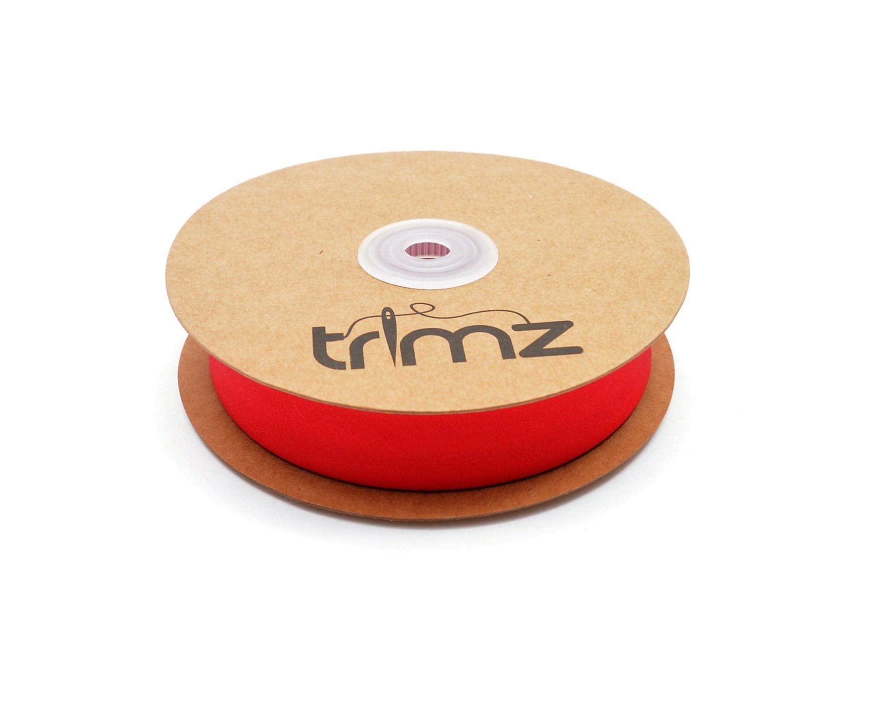 Trimz - Vendita all'ingrosso Attrezzature per lavoretti e fai da te - Trimz, sbieco in policotone, 25 mm x 20 m, colore: rosso1