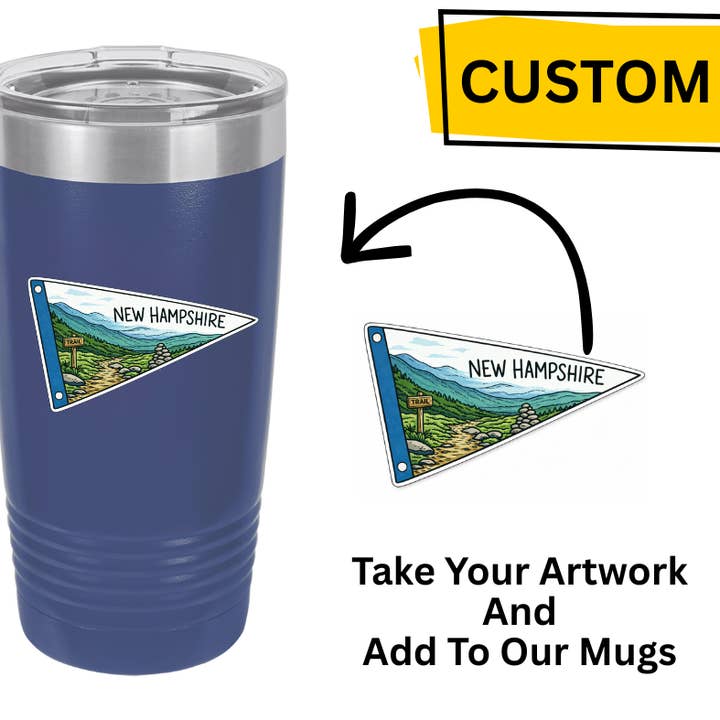 Anpassad UV Fullfärg LOGO Isolerad Mugg 20 oz för wholesale av My Country Story