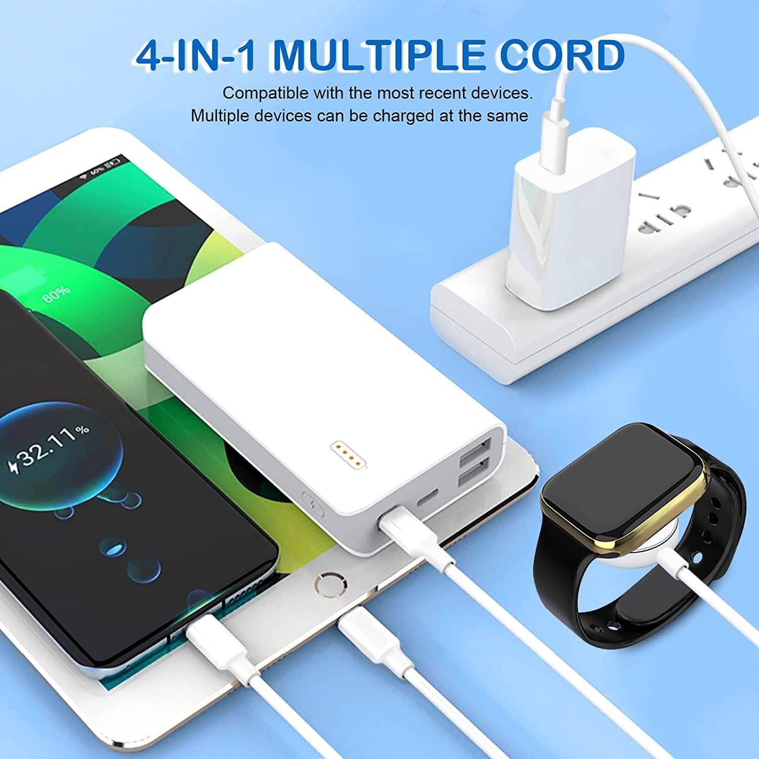 Tech Trendz - Wholesale Charging Cable - 4-in-1 Charging Cable2