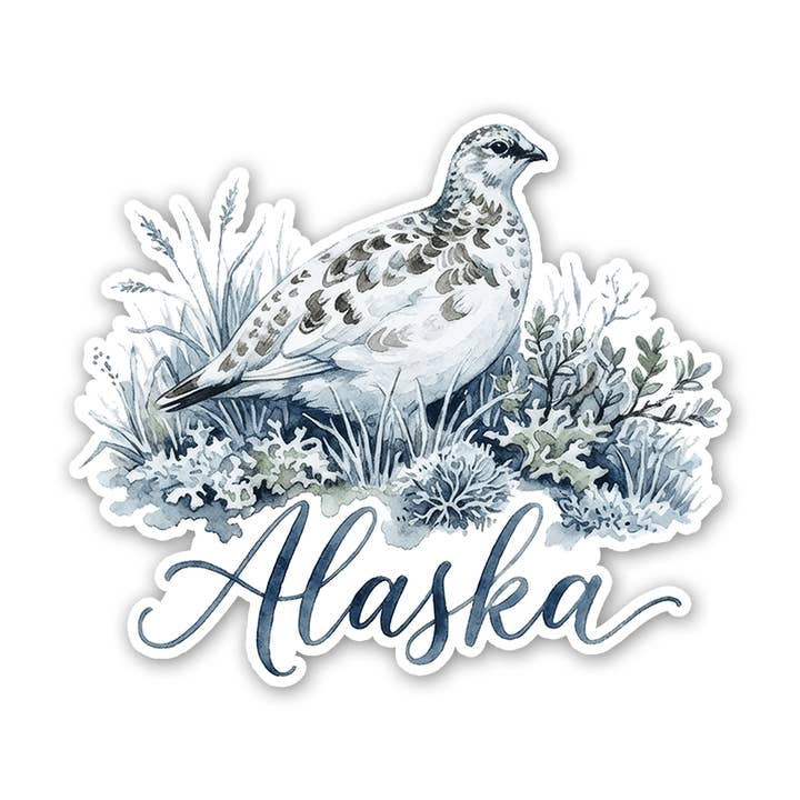 Autocollant Ptarmigan - Camouflage d'hiver pour la vente par Sticker Atlas