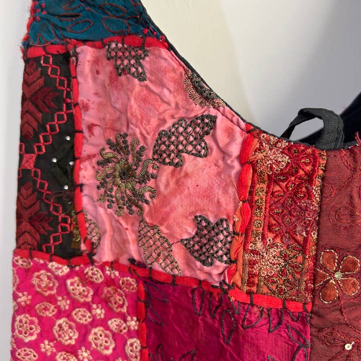 Meghcraft - Vendita all'ingrosso Borsa tote - Donna - Borsa Jhola Patchwork Vintage Indiano - Borsa a Tracolla Borsa Boho17
