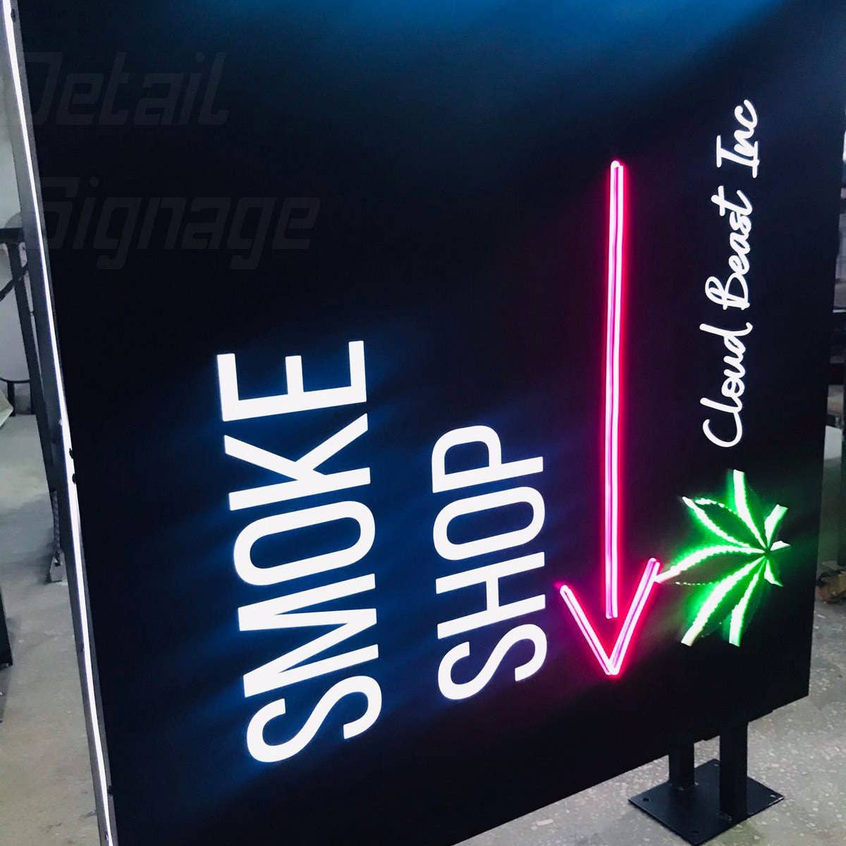 Glow Neon - Vente Enseignes néon - Enseigne lumineuse double-face pour vitrine8