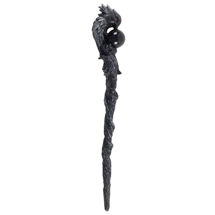 Something Different Wholesale - Wholesale Decorative Tabletop Object - Dark Raven Witch and Wizard Wand