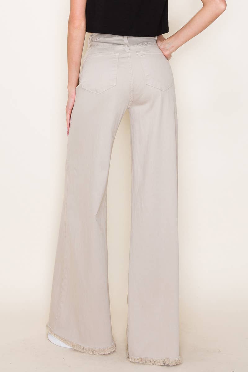 O2 Denim – Großhandel Jeans – Damen – PW505 Denim-Jeans mit weitem Beinschnitt und Vordernaht - ARMY6