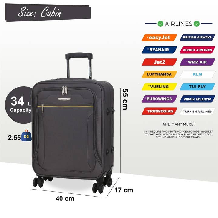 Infinity Leather (Upperclass Fashions Ltd) – Engroshandel Bagage – Letvægts bløde kufferter til rejsebrug
