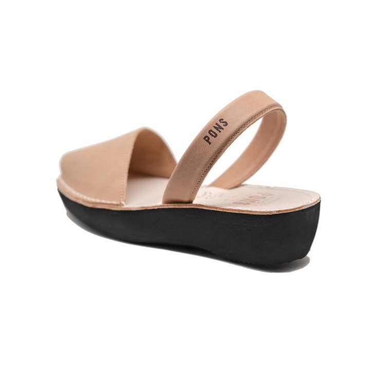 Pons Shoes - Classic Platform - Tan for wholesale by Pons