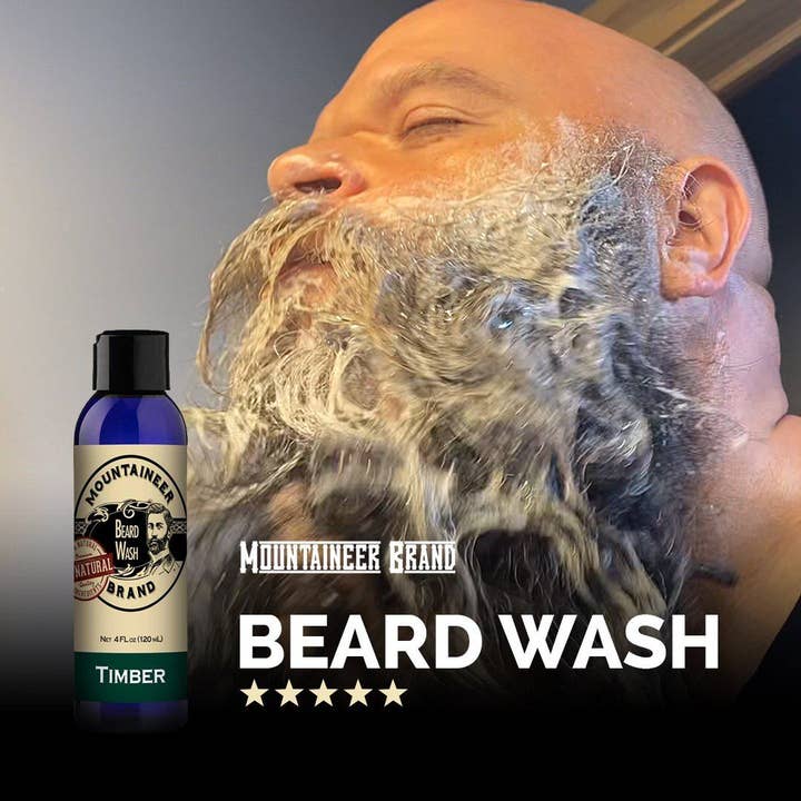 Mountaineer Brand - Wholesale Beard Wash/Shampoo - Natural Beard Wash: Gentle, All-Natural Clean6