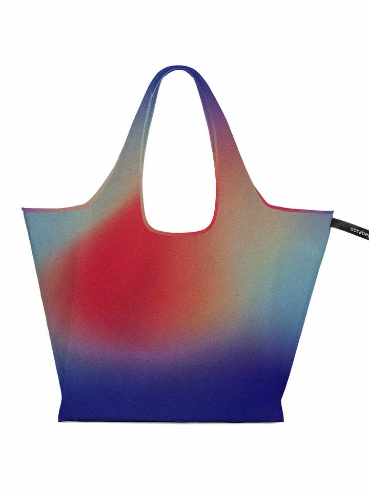 Tote Aurora — Wintertas met patroon, opvouwbare draagtas, cadeau voor wholesale door Notabag