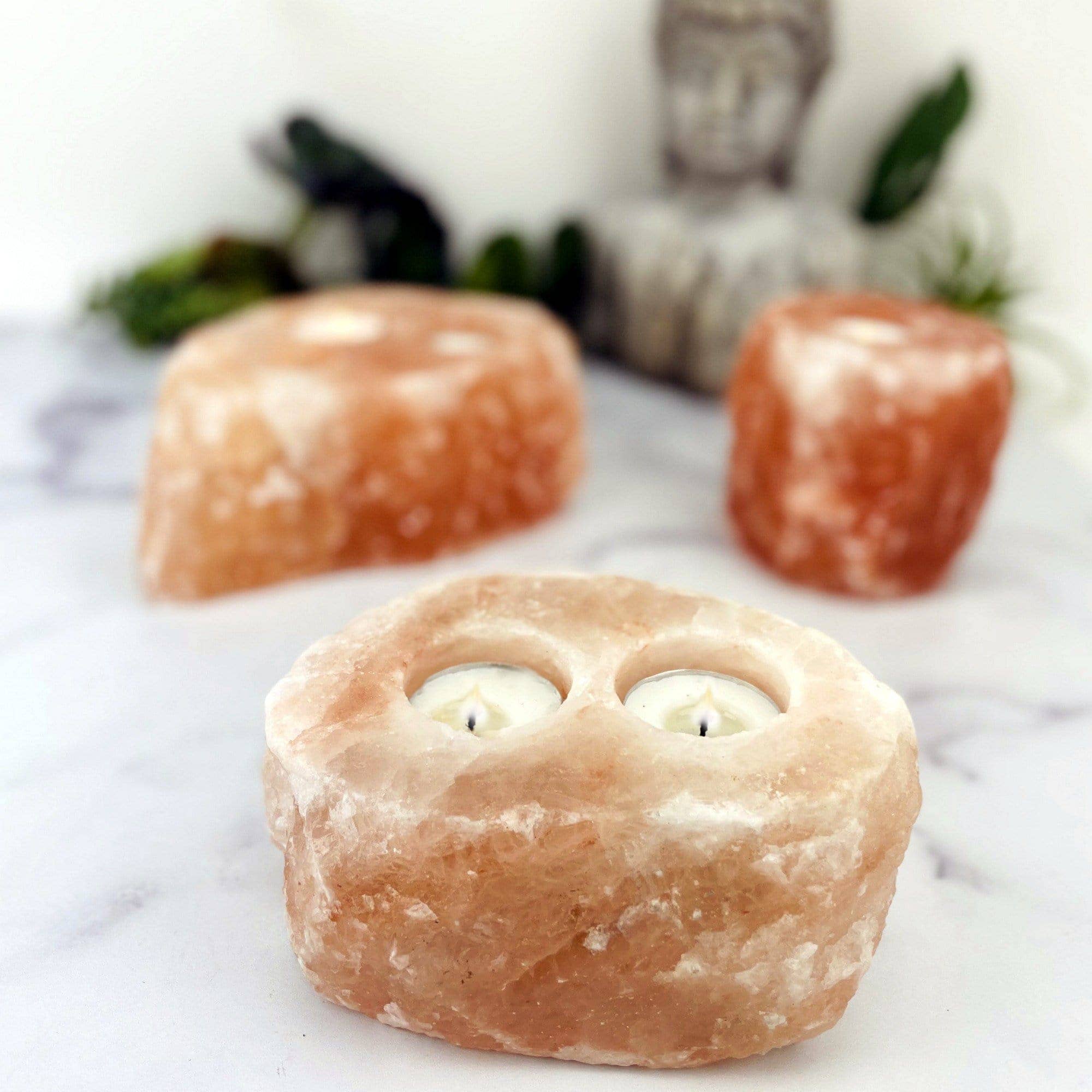 Rock Paradise - Wholesale Candle Holder - Himalayan Salt Candle Holder - Natural Stone Crystal8