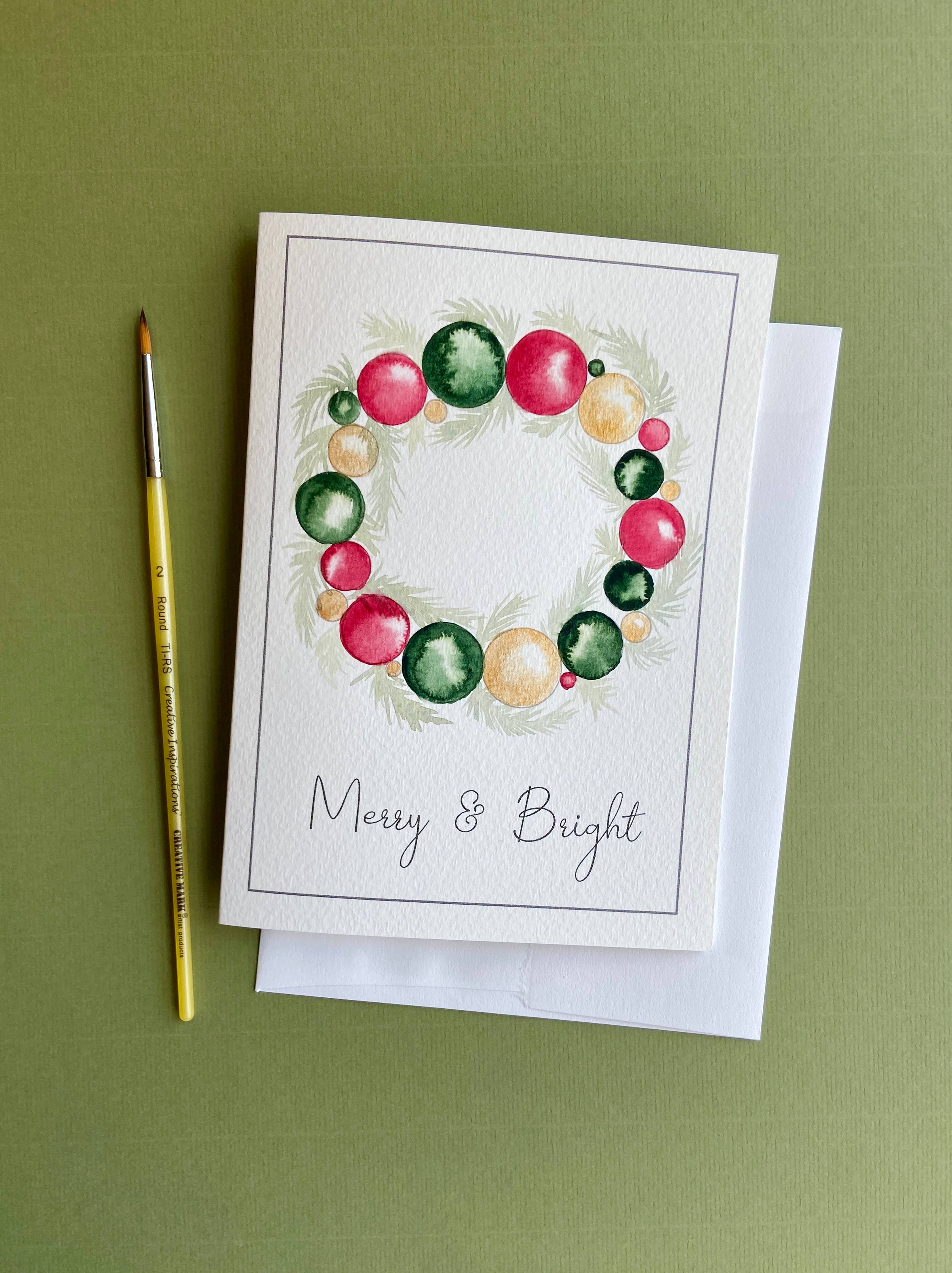 Emily Marie Watercolors - Wholesale DIY Craft Kit - Watercolor Painting Kit: Holiday Greeting Cards5