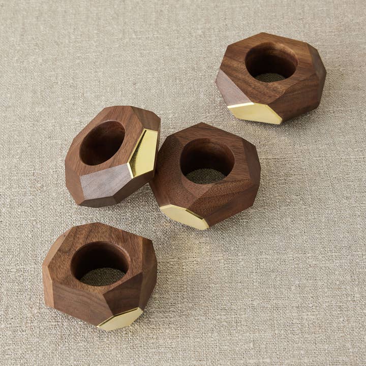 Black Walnut and Brass Napkin Ring and other Purchase Wholesale anju rings. Free Returns & Net 60 Terms on Faire trending on Faire.