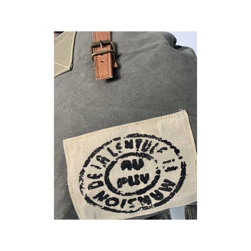 Casa Natura Design SL - Wholesale Backpack - Unisex - MAYA MO12 Vintage Backpack Made of Recycled Fabric1