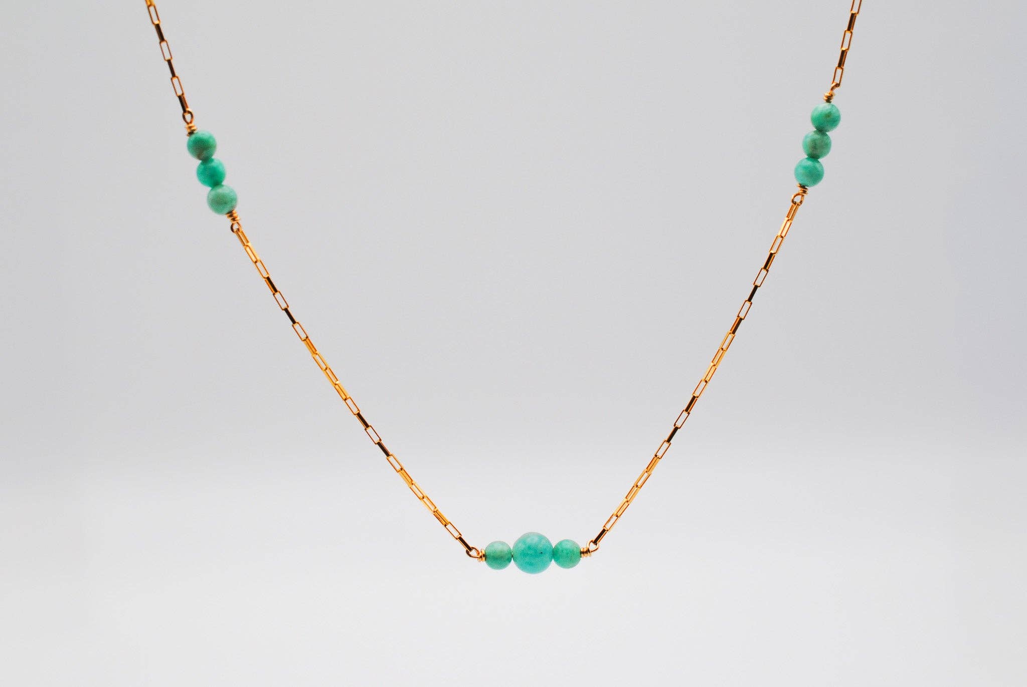 Ripple | Reiki Infused Jewelry - Wholesale Pendant/Charm Necklace - Amazonite Genesis Necklace1