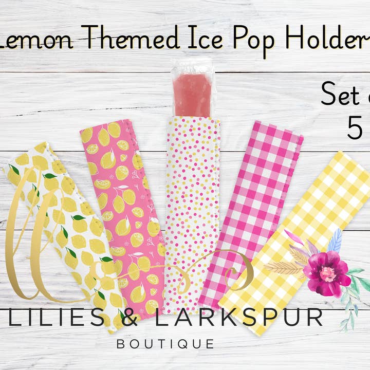 Lilies & Lark Boutique - Wholesale Kitchen Tool/Gadget - Neoprene Ice Pop Holders0
