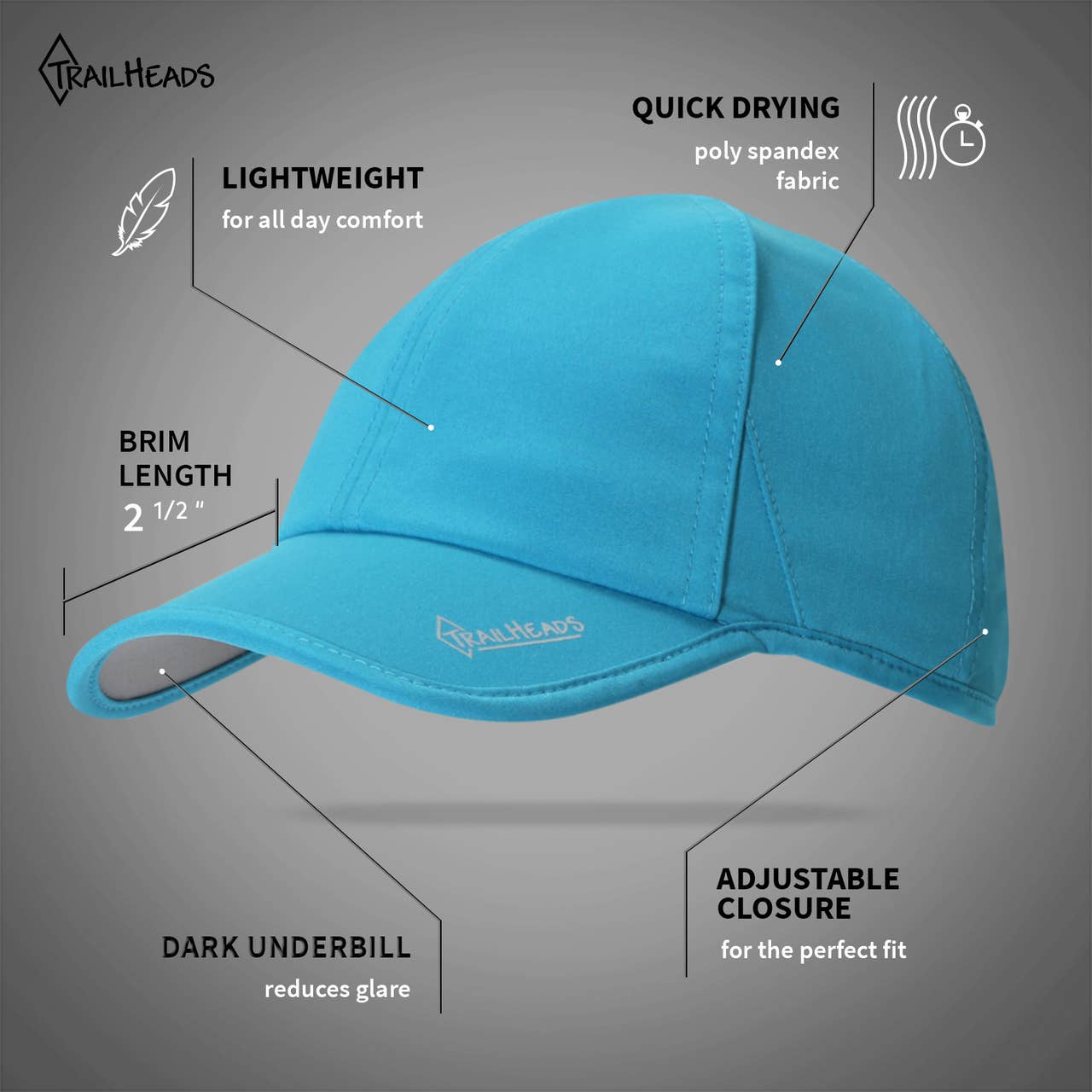 TrailHeads – Großhandel Basecap – Damen – UV-Schutz Laufmütze für Frauen11