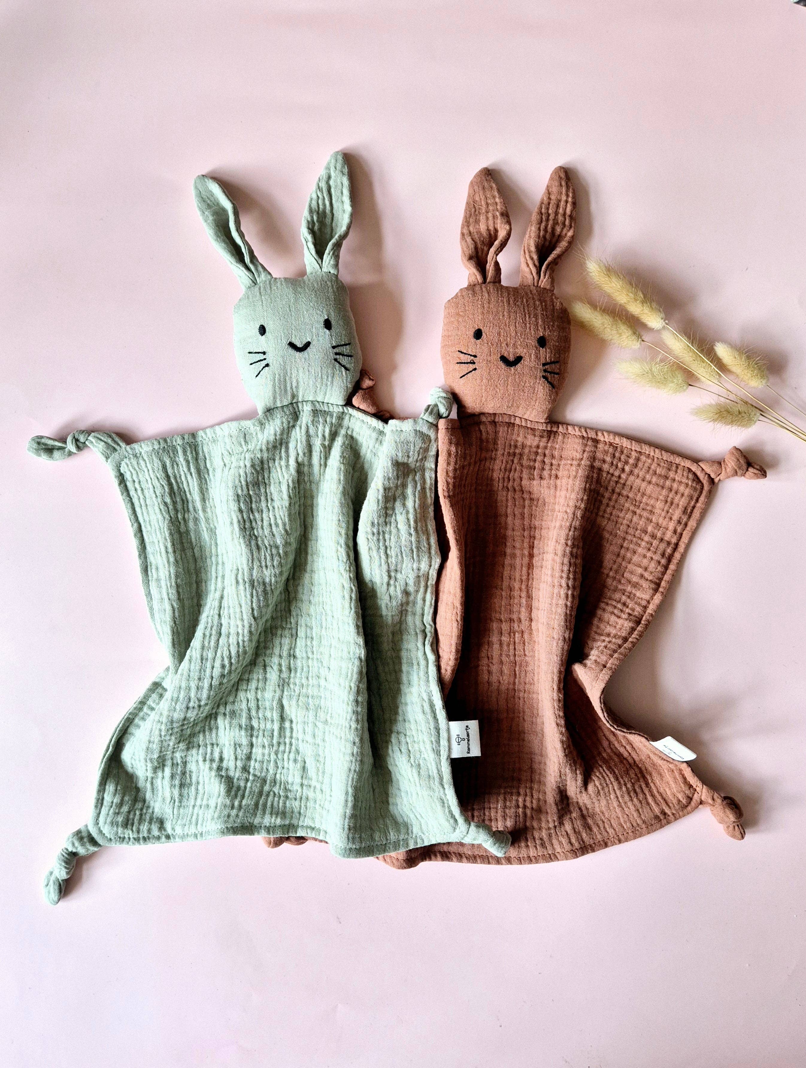 Rammelaartje – wholesale Gosefilt - Baby – Hydrofilt kramkanin – mjuk grön2