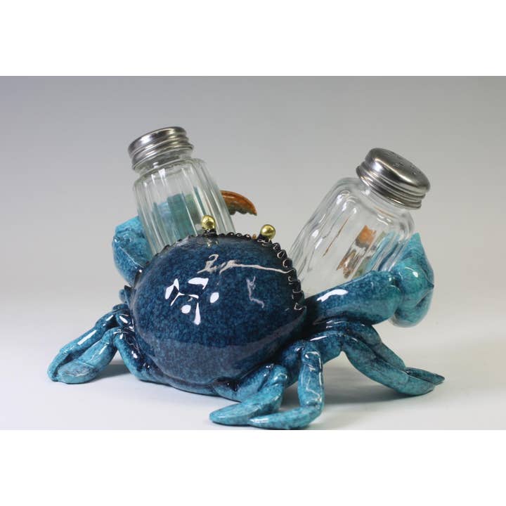 Blue Crab Salt & Pepper for wholesale by Sea Creations