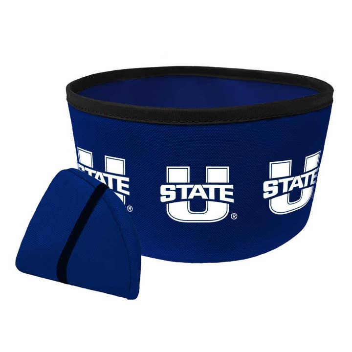 Utah State University - Collapsible Dog Bowl for wholesale by All Star Dogs