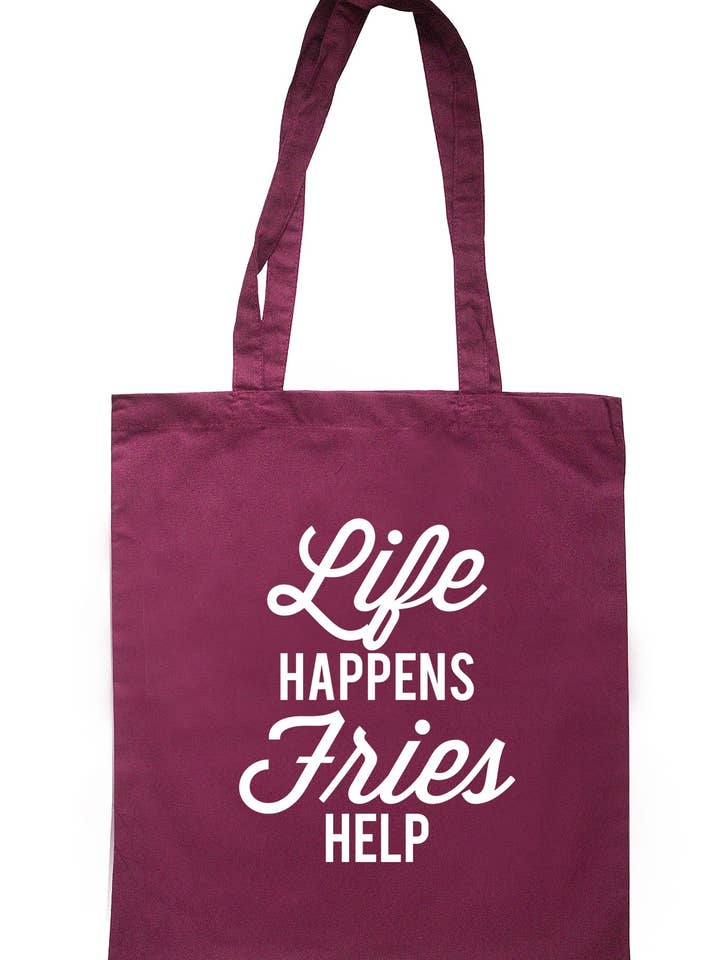 Bolsa de mano Life Happens Fries Help TB1587 para venta al por mayor de Illustrated Identity