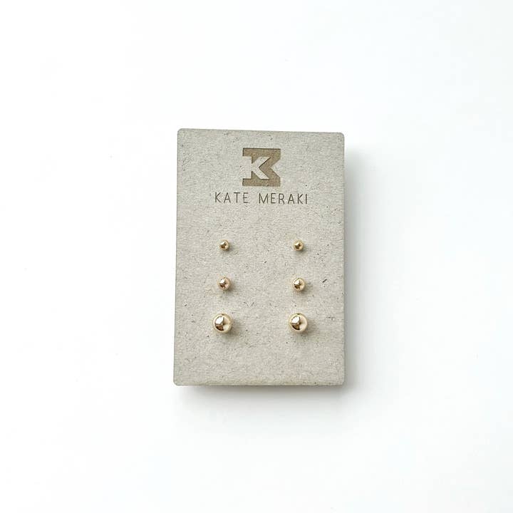 Boucles d'oreilles Maya - Plusieurs tailles et ensembles pour la vente par Kate Meraki