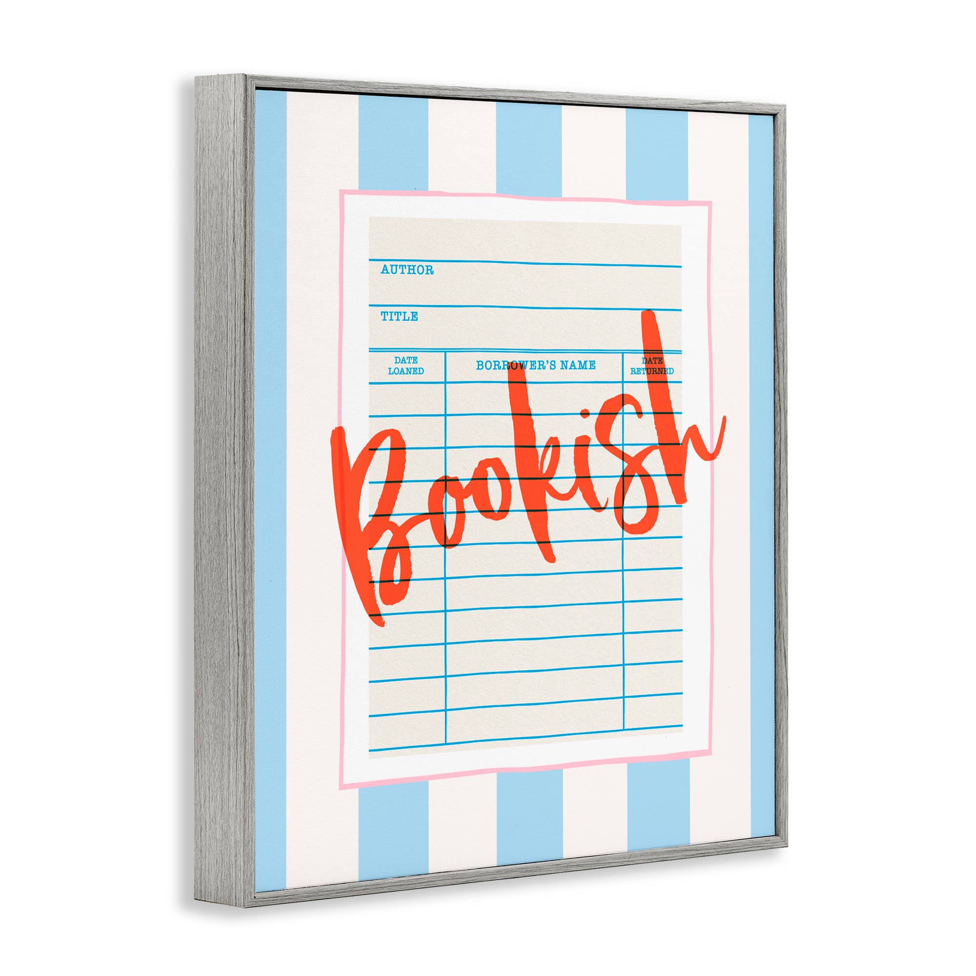 Stupell Industries - Wholesale Wall Sign - Bookish Library Card - Framed Wall Art14