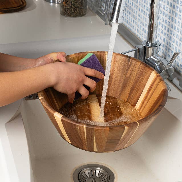 Woodenhouse - Wholesale Serve Bowl - Wooden Salad Bowl - Round3