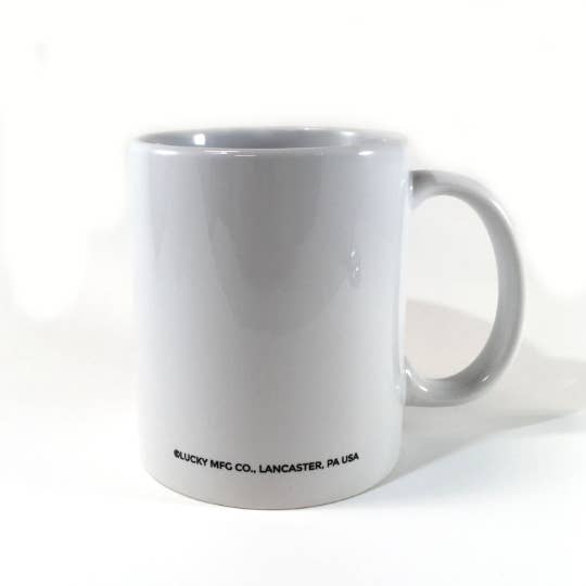 Lucky Mfg. Co. - Wholesale Coffee Mug - Lank Kiss Stir Logo 11oz Mug - Lancaster, PA1