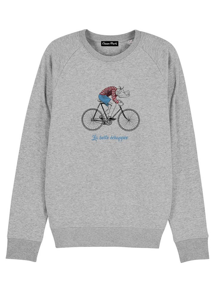 La Belle Échappée cycling sweatshirt for wholesale by Ocean Park